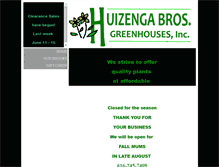 Tablet Screenshot of huizengabrothers.com